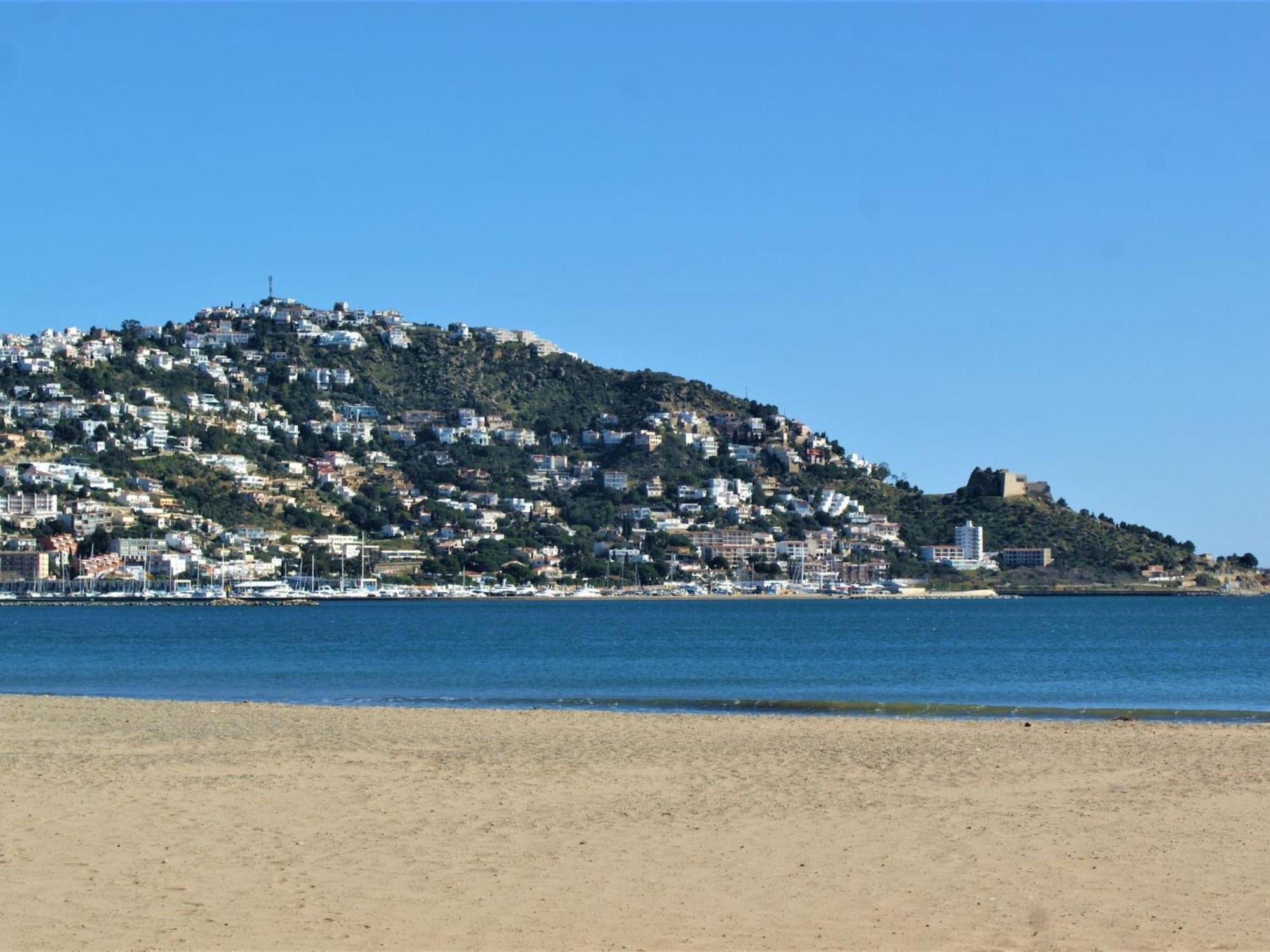 Apartamento En Roses A 2 Min De La Playa Con Vistas Al Mar Av-18 Girona Kültér fotó